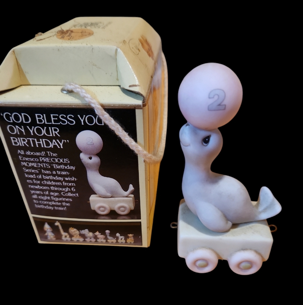 Precious Moments "God Bless You On Your Birthday" age 2